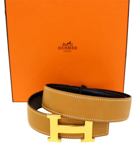 brown hermes belt on bed|reversible hermes belt.